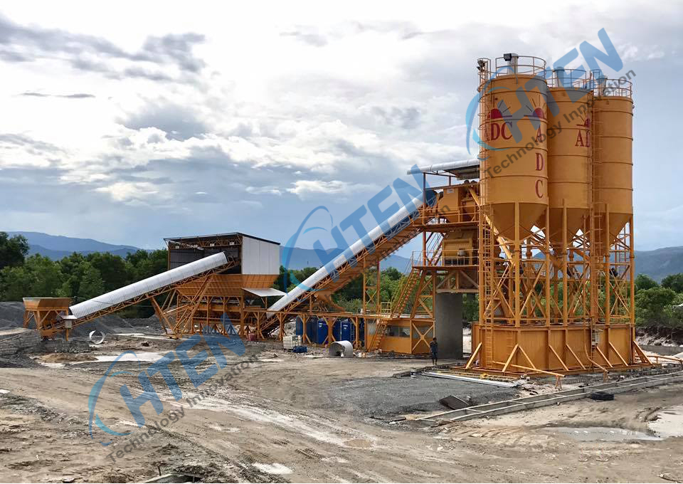 Trạm trộn b&ecirc; t&ocirc;ng c&ocirc;ng suất 120m3/h